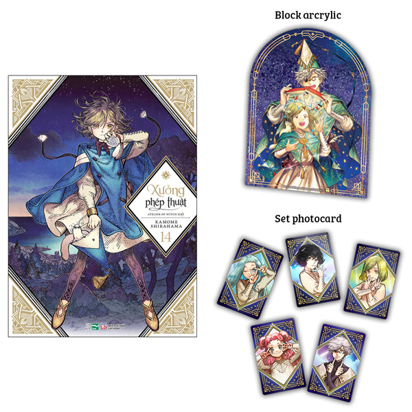 Bộ
						
										
										Xưởng Phép Thuật - Atelier Of Witch Hat - Tập 14 - Bản Giới Hạn - Tặng Kèm Set Photocard + Block Arcrylic
