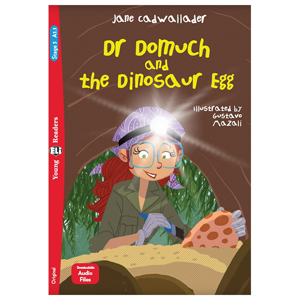 bộ young eli readers - dr domuch and the dinosaur egg - stage 3 a1.1 - downloadable audio files