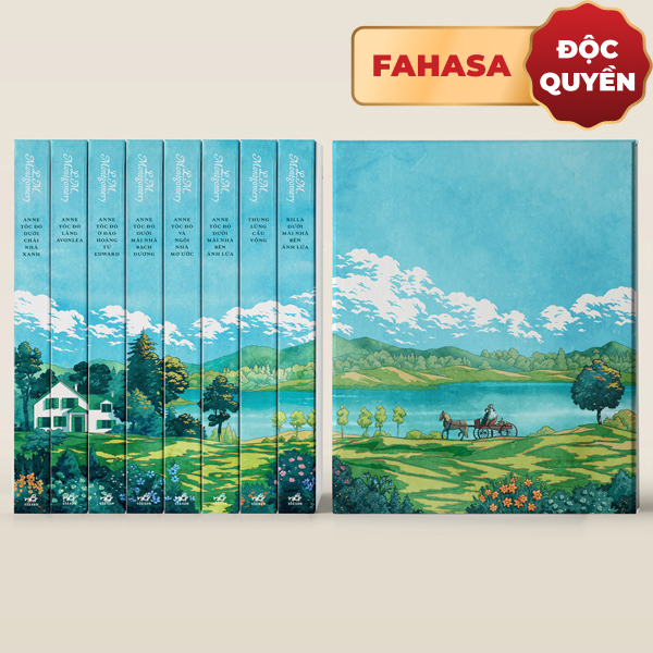 Boxset Anne Tóc Đỏ (Hộp 8 Tập) - Phiên Bản Độc Quyền 50 Năm Fahasa
