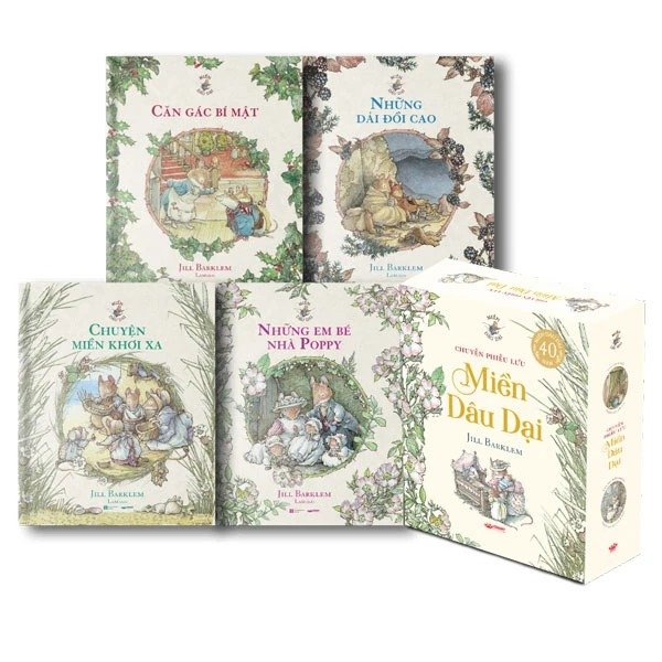 boxset chuyện phiêu lưu - miền dâu dại (bộ 4 cuốn)