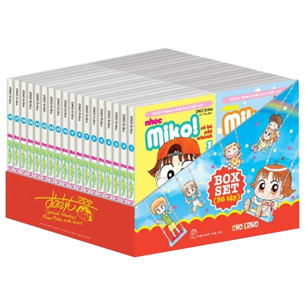 boxset nhóc miko! cô bé nhí nhảnh (bộ 36 tập)