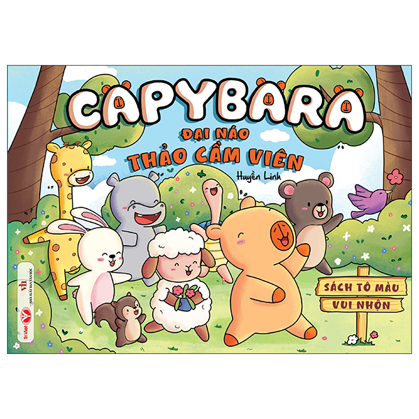 Capybara Đại Náo Thảo Cầm Viên - Sách Tô Màu Vui Nhộn