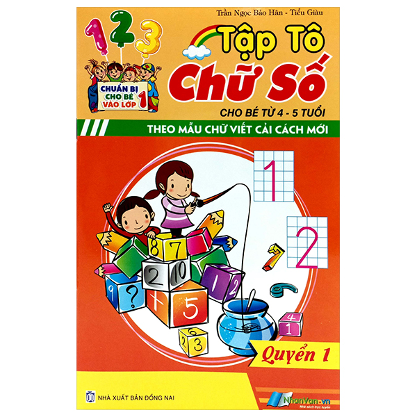 chuẩn bị cho bé vào lớp 1 - tập tô chữ số (cho bé từ 4-5 tuổi)