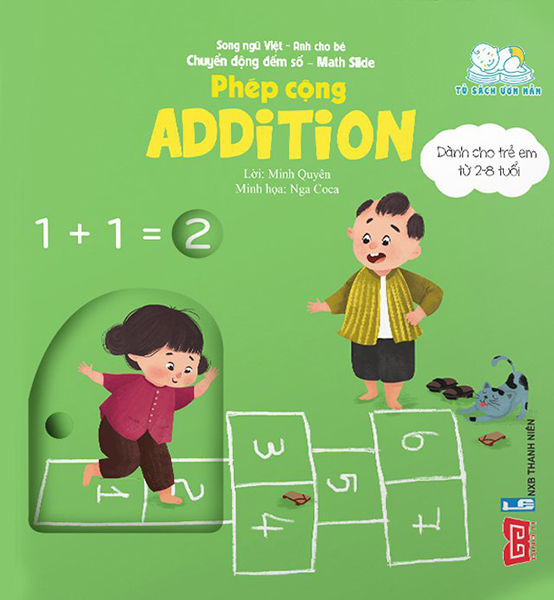 chuyển động đếm số - math slide - phép cộng - addition