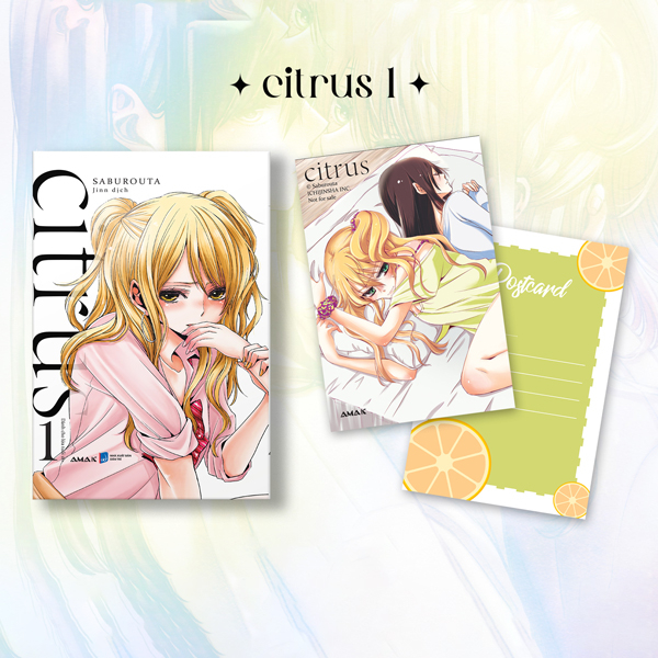 citrus - tập 1 - tặng kèm postcard hai mặt