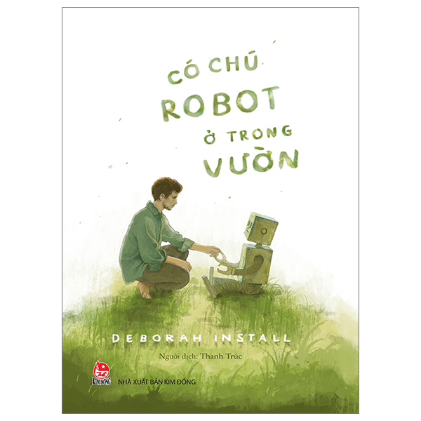 có chú robot ở trong vườn