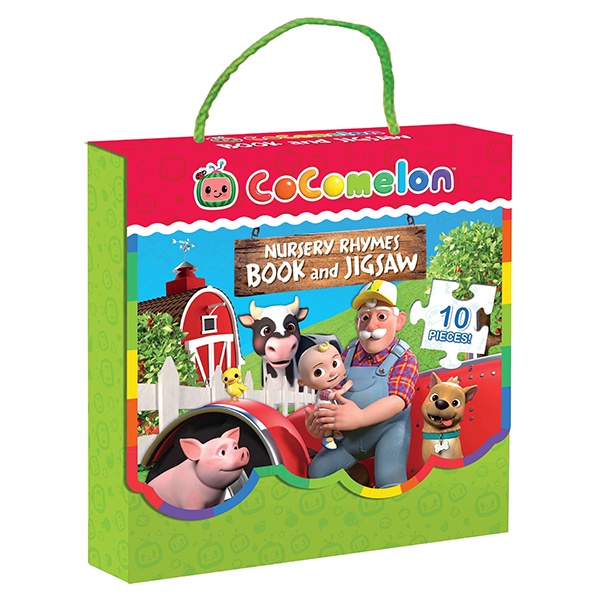 cocomelon - nursery rhymes book and jigsaw