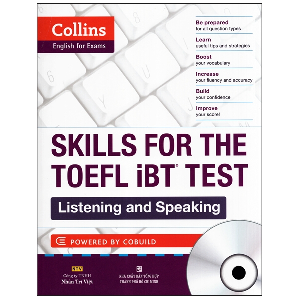 collins skills for the toefl ibt test - listening and speaking (kèm cd)