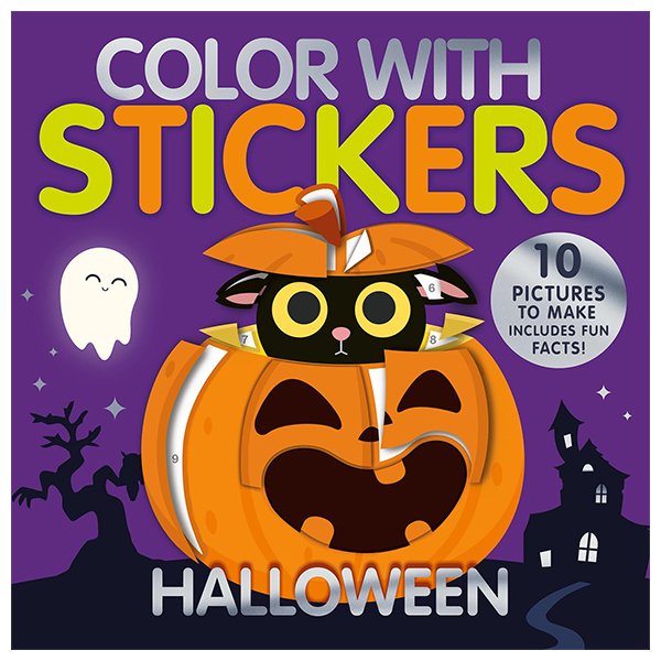 color with stickers - halloween