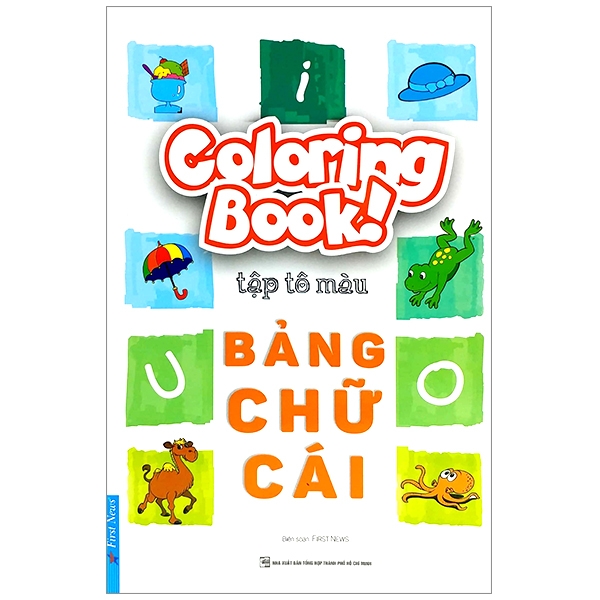 coloring book - tập tô màu - bảng chữ cái (tái bản)