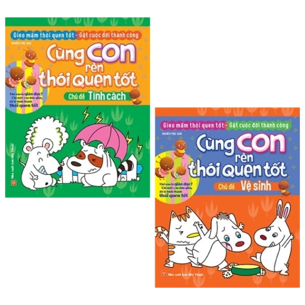 combo cùng con rèn thói quen tốt (bộ 2 cuốn)