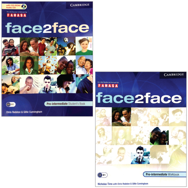 combo face2face pre-int student's book + workbook