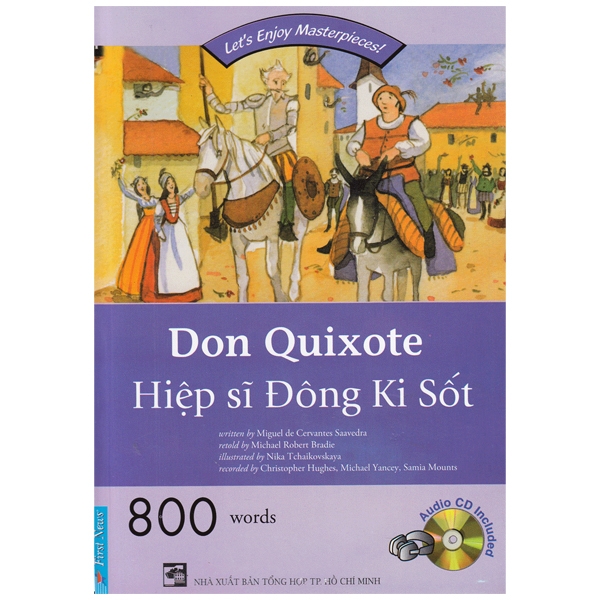 combo happy reader: don quixote hiệp sĩ đông ki sốt (sách kèm cd)