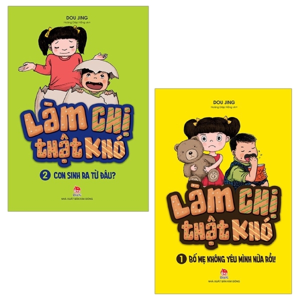 combo làm chị thật khó - 1 và 2 (tái bản 2019) (bộ 2 tập)