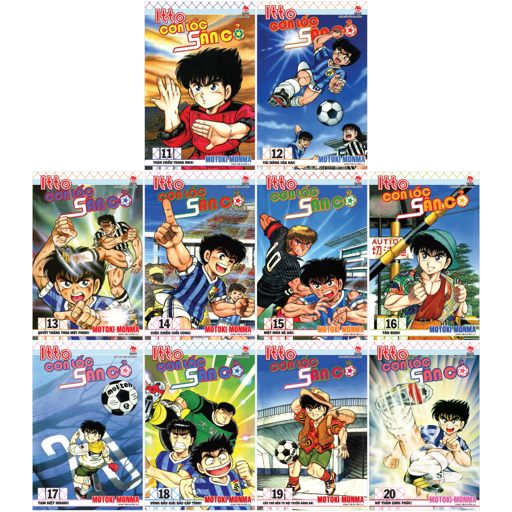 combo manga - itto - cơn lốc sân cỏ: tập 11 - 20 (bộ 10 tập)