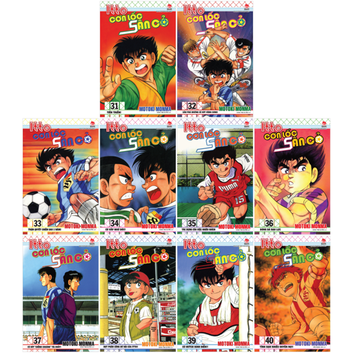 combo manga - itto - cơn lốc sân cỏ: tập 31 - 40 (bộ 10 tập)