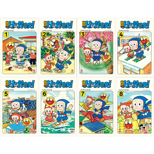 combo manga - tân ninja hattori: tập 1-8 (bộ 8 tập)