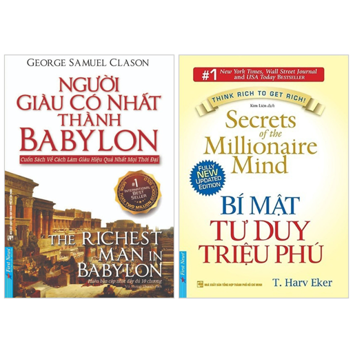 combo sách bí mật tư duy triệu phú + người giàu có nhất thành babylon (bộ 2 cuốn)