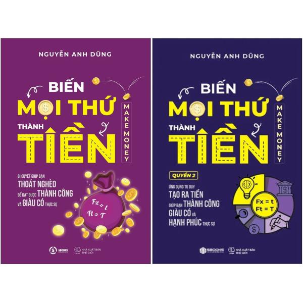 combo sách biến mọi thứ thành tiền - make money - quyển 1 + quyển 2 (bộ 2 cuốn)