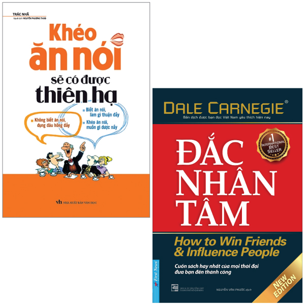 combo sách đắc nhân tâm + khéo ăn nói sẽ có được thiên hạ (bộ 2 cuốn) - tái bản