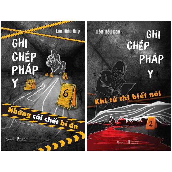 combo sách ghi chép pháp y (bộ 2 cuốn)