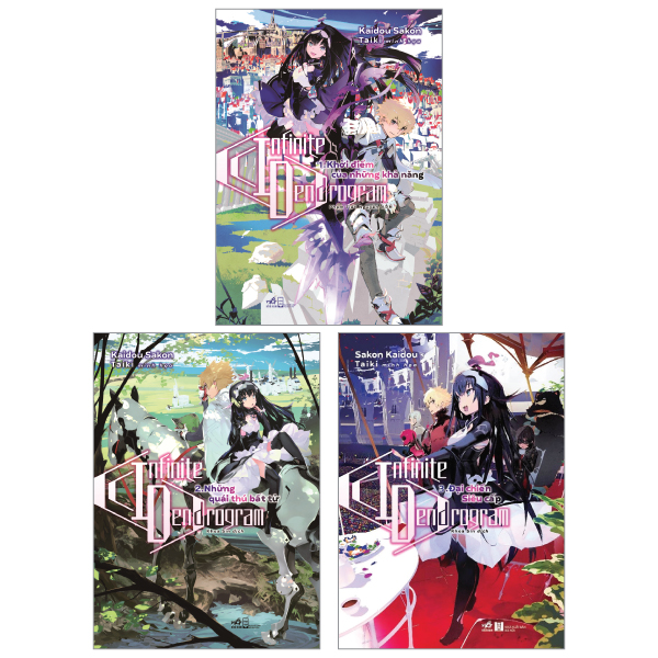 combo sách infinite dendrogram - tập 1 + 2 + 3 (bộ 3 cuốn)