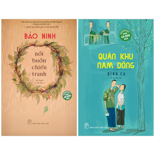 combo sách nỗi buồn chiến tranh + quân khu nam đồng (bộ 2 cuốn)