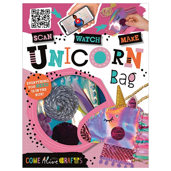 come alive sew a unicorn bag