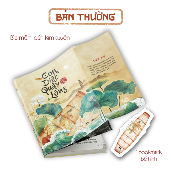 con diếc quẫy lồng - tặng kèm bookmark bồi bế hình