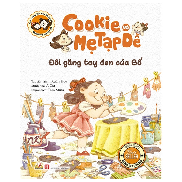 cookie và mẹ tạp dề - đôi găng tay đen của bố