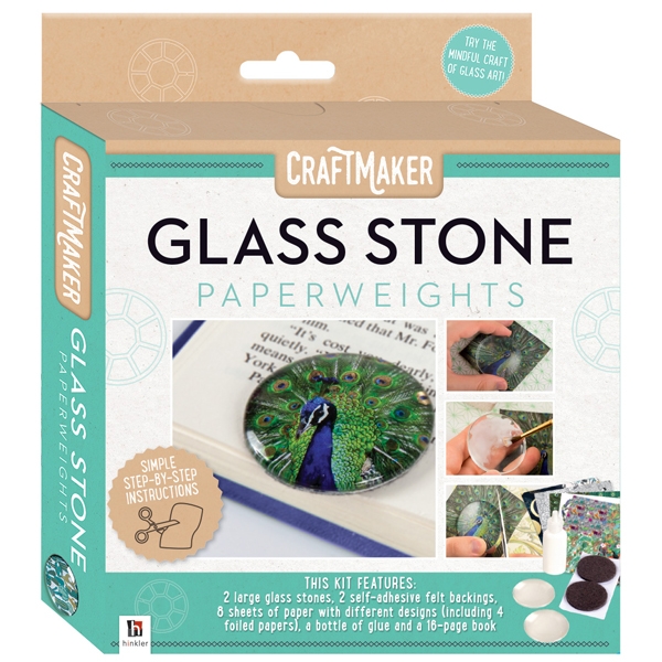 craftmaker glass stone: paperweights