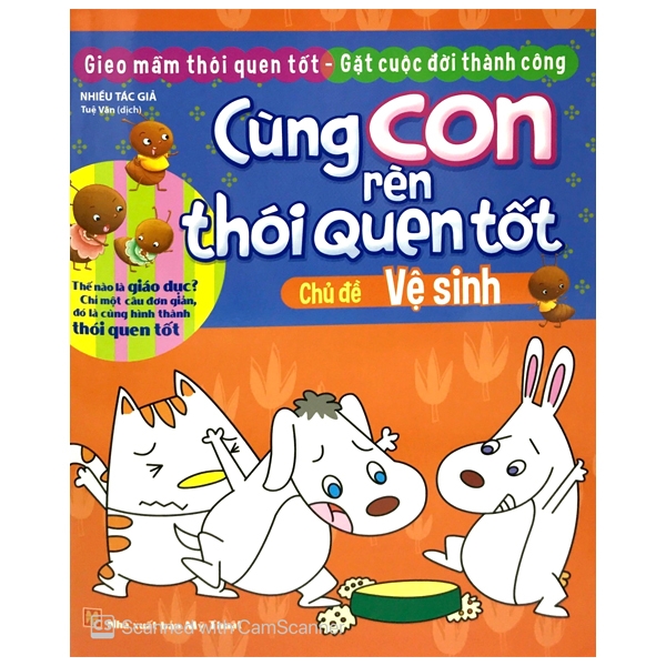 cùng con rèn thói quen tốt - chủ đề: vệ sinh (tái bản 2018)