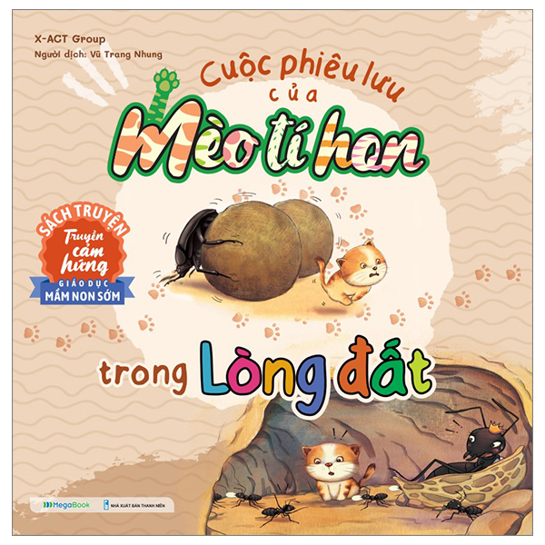 cuộc phiêu lưu của mèo tí hon - trong lòng đất