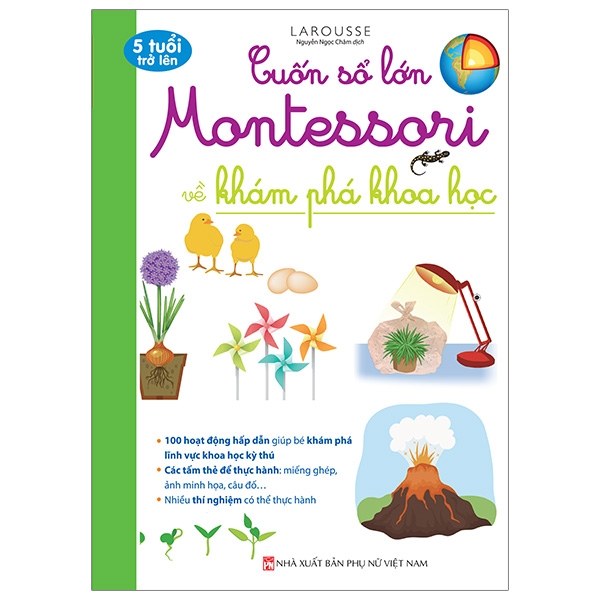 cuốn sổ lớn montessori về khám phá khoa học (bìa mềm)