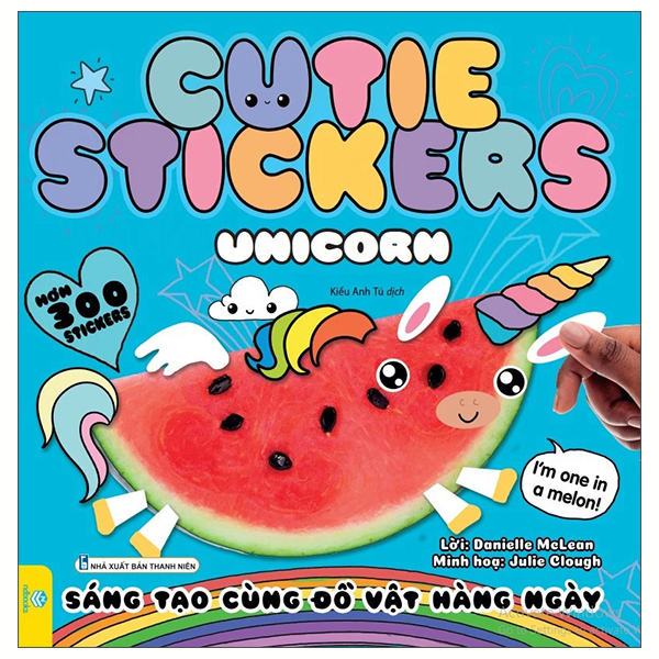 Cutie Stickers - Unicorn - Sang Tao Cung Do Vat Hang Ngay