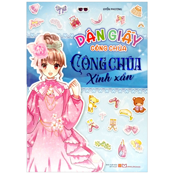 dán giấy công chúa - công chúa xinh xắn