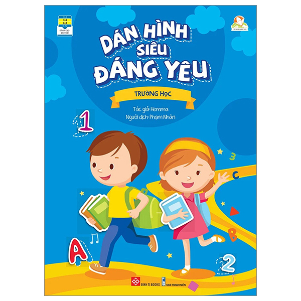 dán hình siêu đáng yêu - trường học