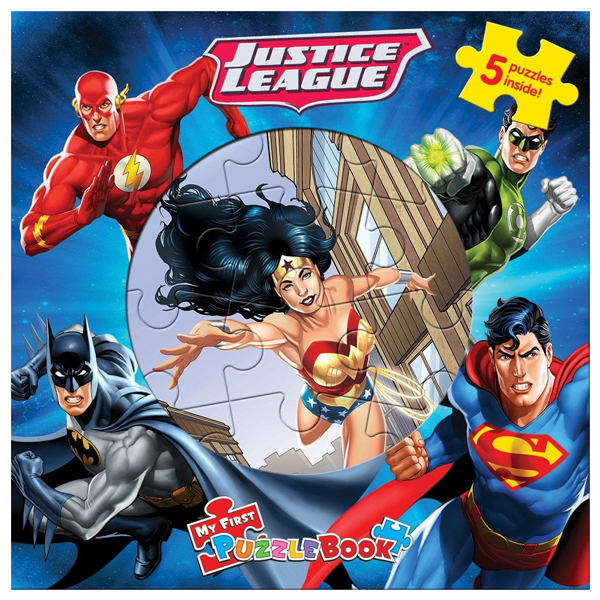 dc justice league my first puzzle book