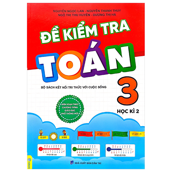 đề kiểm tra toán lớp 3 - học kì 2 (bộ sách kết nối tri thức)