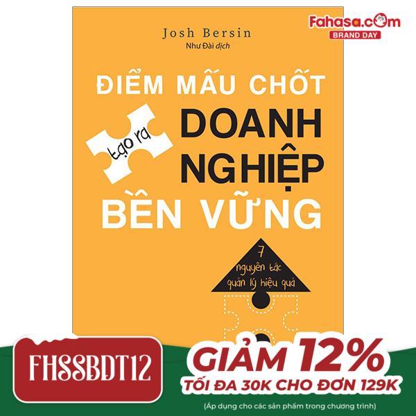 điểm mấu chốt tạo ra doanh nghiệp bền vững - 7 nguyên tắc quản lý hiệu quả