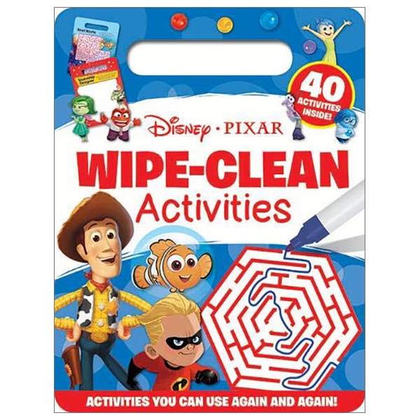 disney pixar: wipe-clean activities