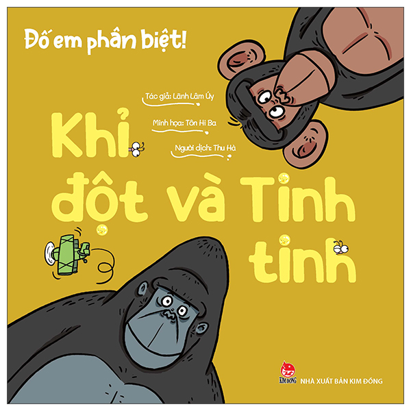 đố em phân biệt! - khỉ đột và tinh tinh