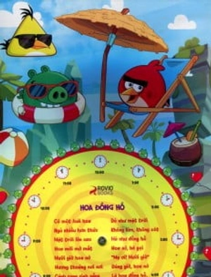 đồng hồ angrybirds năng động