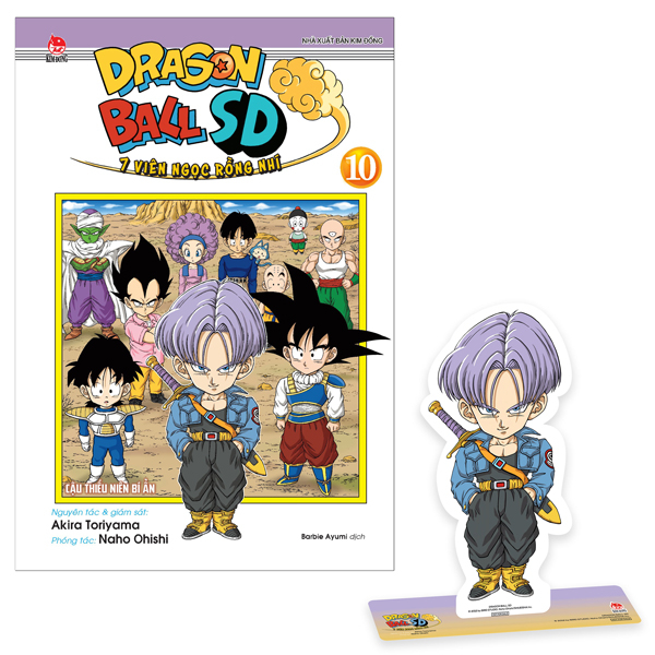 dragon ball sd - 7 viên ngọc rồng nhí - tập 10 - cậu thiếu niên bí ẩn - tặng kèm standee ivory