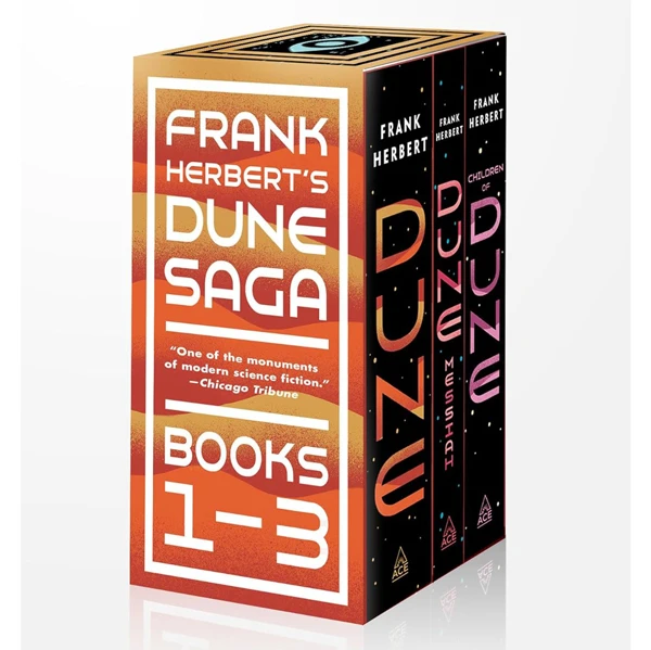 dune saga boxed set - dune + dune messiah + children of dune (3 books)