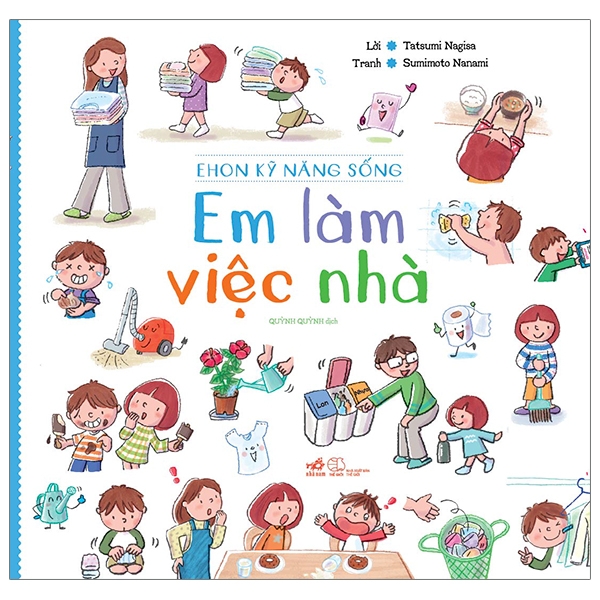 ehon kỹ năng sống - em làm việc nhà (tái bản 2020)