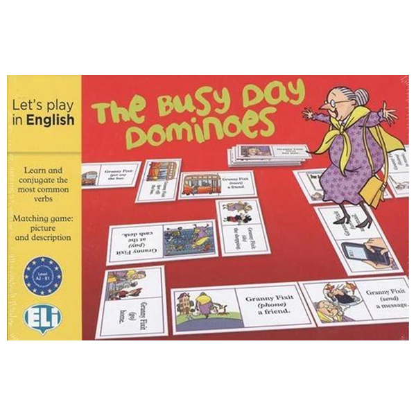 eli language games - the busy day dominoes