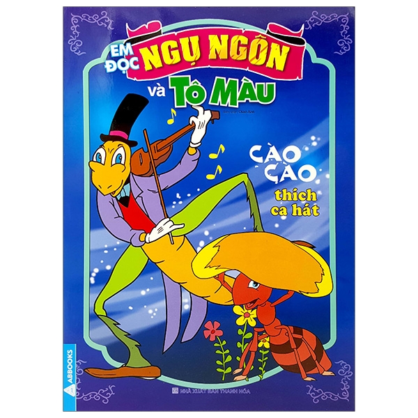 em đọc ngụ ngôn và tô màu: cào cào thích ca hát