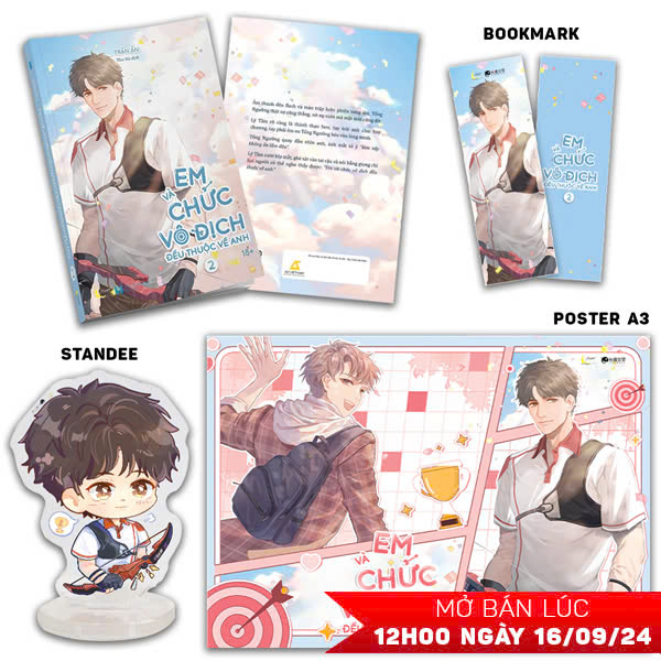 em và chức vô địch đều thuộc về anh - tập 2 - bản đặc biệt - tặng kèm bookmark + poster a3 + standee chibi