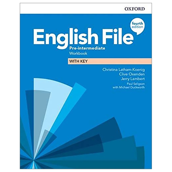 english file 4th edition: pre-intermediate: workbook with key